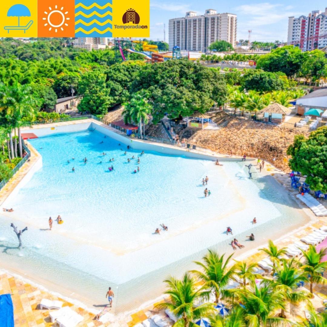 الشقق الفندقية كلدس نوفاسفي  Piazza Com Acesso Ao Acqua Park - Gustavo المظهر الخارجي الصورة